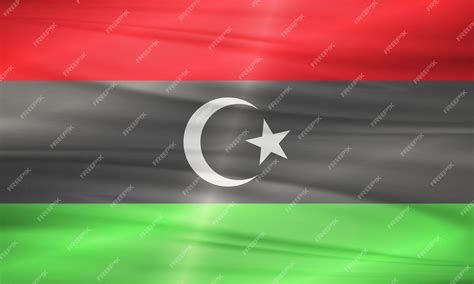 Premium Vector | Illustration of libya flag and editable vector of libya country flag