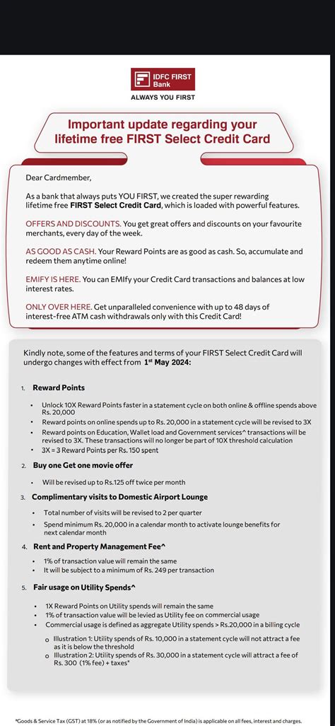 IDFC Credit Card Devaluation : r/CreditCardsIndia