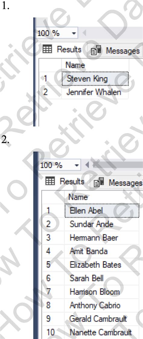 Image result for SQL Retrieve Data From Table