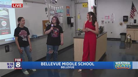 Bellevue Middle School students give 8-day weather forecast – Fox 8 ...