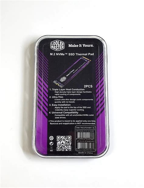 Cooler Master M.2 NVMe SSD Thermal Pad