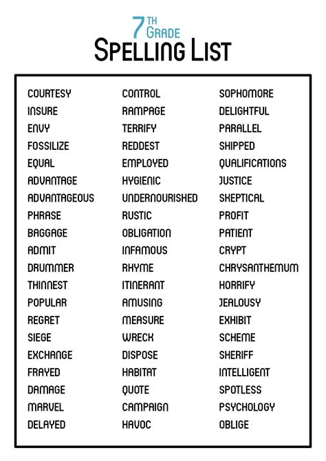 17 best images of 9th grade worksheets spelling words – Artofit
