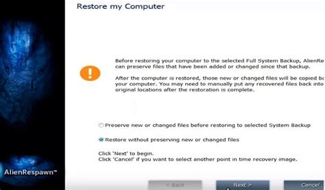 How to Factory Reset a Alienware Computer 的图像结果