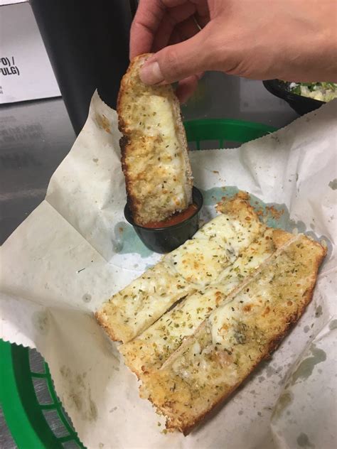 Ultimate cheesy garlic bread dippers! Mmm : subway