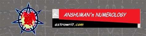 Anshuman'n Numerology Calculator