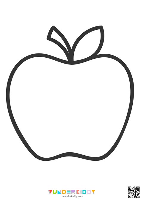 Free Printable Apple Coloring Pages - prntbl.concejomunicipaldechinu.gov.co
