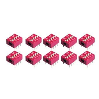 Electronic Spices Manual 4 Way Dip Switches Standard Profile Bd04 Pack ...