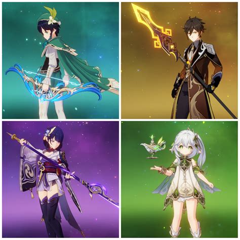 Four Archons Genshin Impact | HoYoLAB