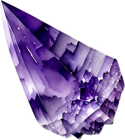 AI generated Mineral Amethyst purple color 41951627 PNG