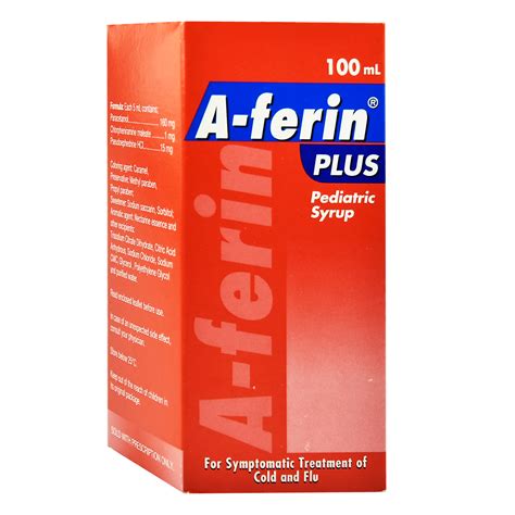 A-FERIN PLUS PEDIATRIC SYRUP - 100 ML