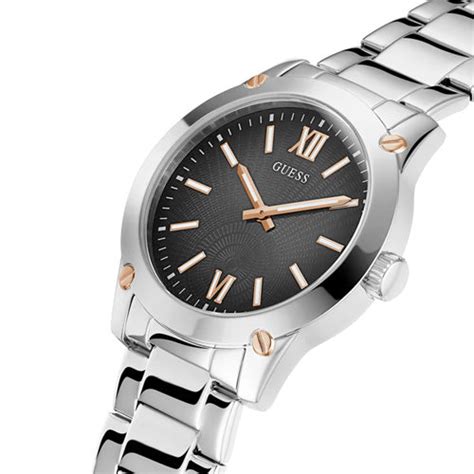 Guess Crescent Gunmetal Dial Men 44mm GW0574G1