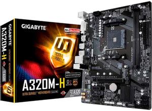 GIGABYTE GA-A320M-H Ultra Durable AMD AM4 Motherboard with Hybrid ...