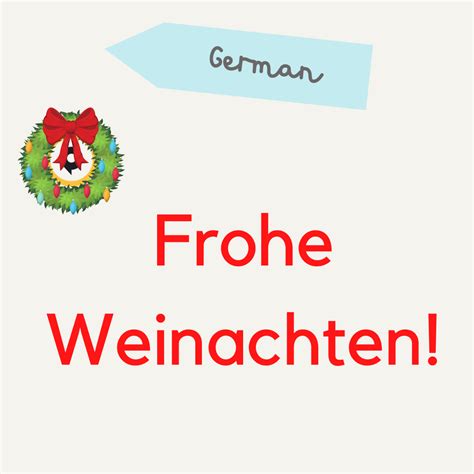 Merry christmas in german – Artofit