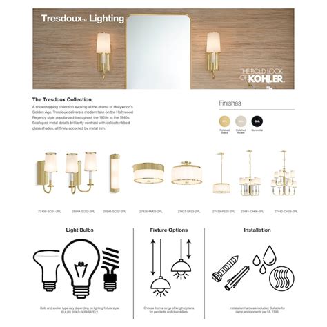 KOHLER Tresdoux 4.81-in W 1-Light Black Wall Sconce in the Wall Sconces ...