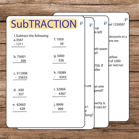 Image result for 5th Grade Math Subtraction Worksheets