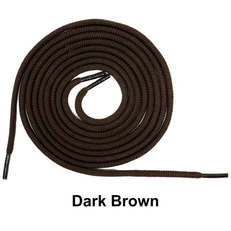 Dark Brown Round Athletic Sneaker 27 36 45 54 63 Inch Shoelaces ...