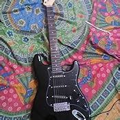 Juarez JRZ-ST01 6-String Electric Guitar, Right Handed, Full Black ...