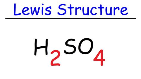 H2so4 Estrutura De Lewis