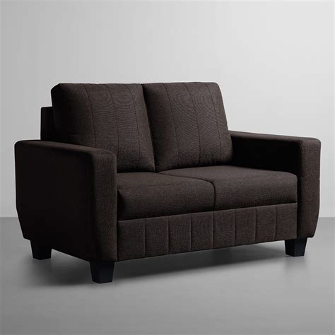 Sleepyhead Bae - 2 Seater Sofa (Fabric, Woody Brown) Online Price in ...