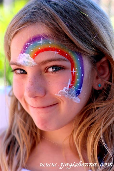 Rainbow Face Painting design | Girl face painting, Face painting easy, Face painting halloween