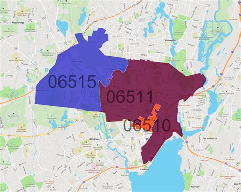 Zip Codes in New Haven