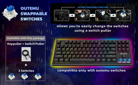 Amazon.in: Buy Ant Esports MK1800 TKL Mechanical Wired Gaming Keyboard ...