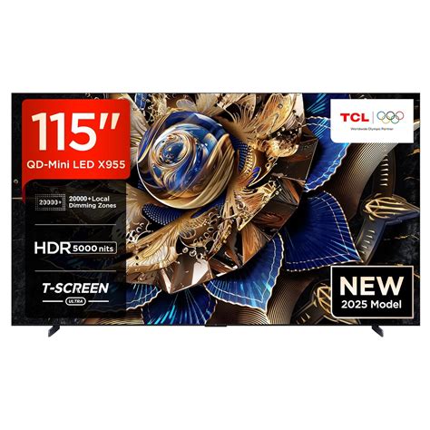 TCL 291 cm (115 inches) X955 Series 4K Ultra HD QD Mini LED Google TV ...