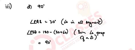 (iii) In the given diagram RT is a tangent touching the circle at S. If ...