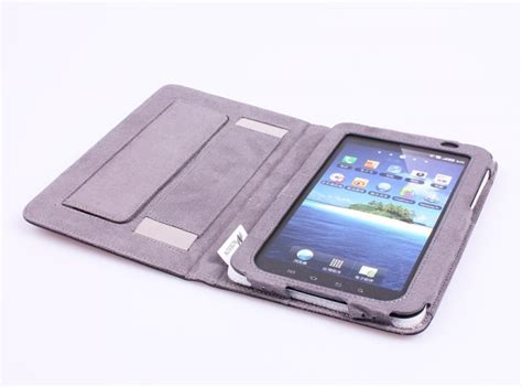 Maska(futrola) Teracell kozna za Samsung P1000 crna - Mob-Shop