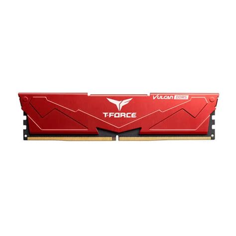 Buy TEAMGROUP T-Force Vulcan 32GB ( 32GBx1 ) 5200MHz DDR5 RAM ( Red ...
