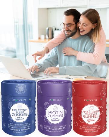 EXOTIC LEAF Melatonin Gummies 60 Count | Sleep Gummies | Sleeping ...