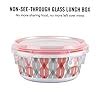 Buy CELLO Red Trellis Opalware Lunch Box with Jacket, 3 Containers ...