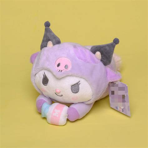 Buy Sanrio Cross-Dressing Cow Kuromi Melody Yugui Dog Lying Down Plush ...