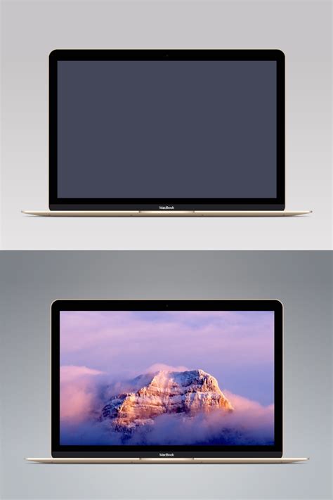 Vector MacBook Gold - graphberry.com