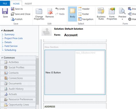 JavaScript in Dynamics 365 的图像结果