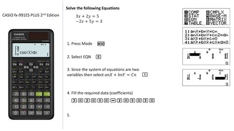 Image result for How to Solve Matrix Using Calculator