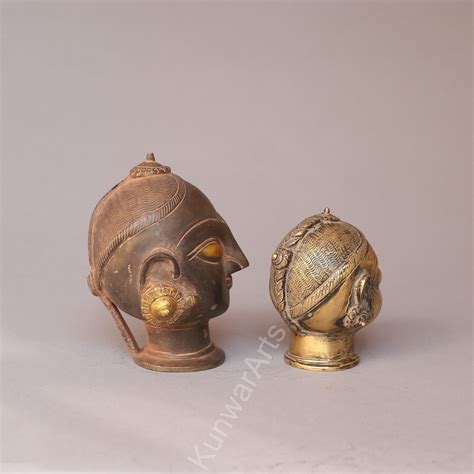 Brass Shiva Gauri Mukhlingam Decorative Head – kunwararts