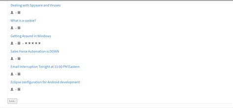 Knowledge article how on Service Portal with More and less button ...