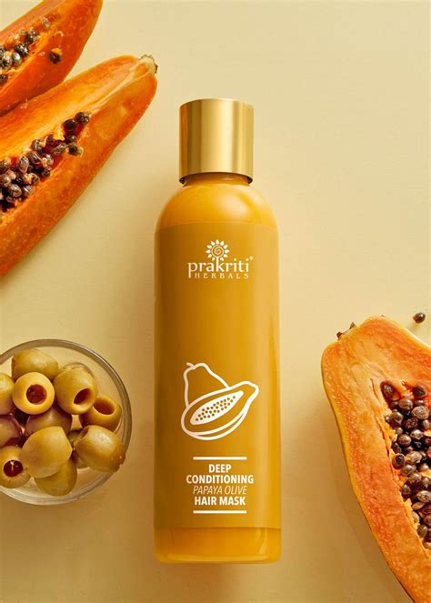 Get Deep Conditioning Papaya Olive Hair Mask - 200ml at ₹ 449 | LBB Shop