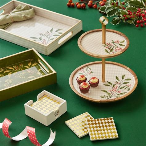 Buy Corsica Noel Set of 6 Coasters with Stand from Corsica by Home ...