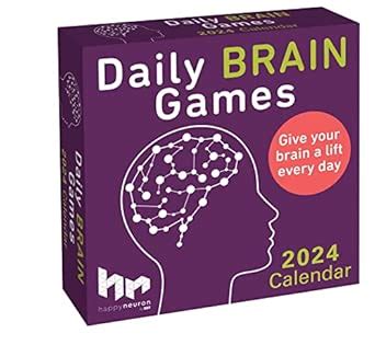 Buy Daily Brain Games 2024 Day-to-Day Calendar: Give your brain a lift ...