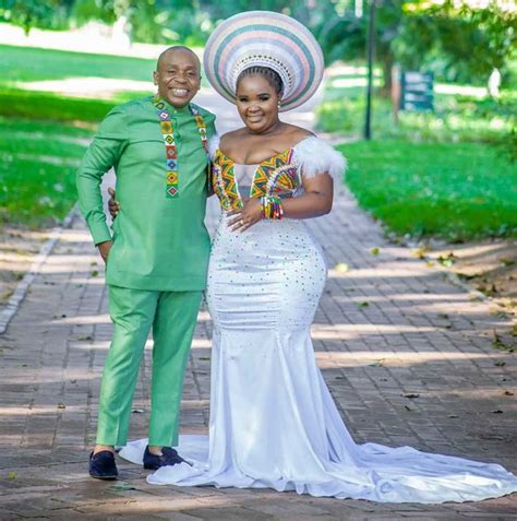 South african traditional wedding attire for bride and groom ...
