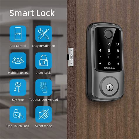 Smart Door Lock with Bluetooth, Biometric | Ubuy India