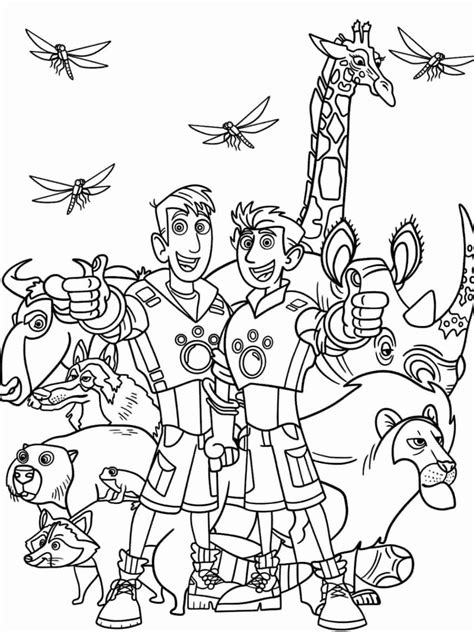 25+ Free PDF Wild Kratts Coloring Pages 🎨🐾 - Coloringpagesforkids.net