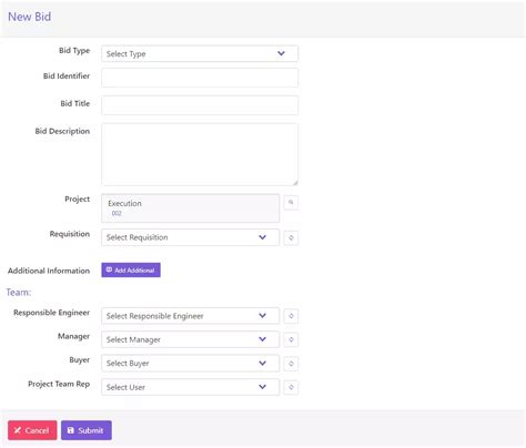 Image result for Bid Management Software Data Model