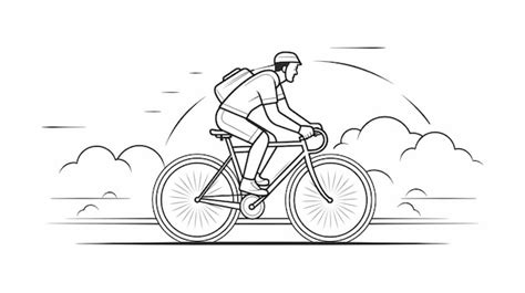 Cycling Single Line Drawing 的图像结果