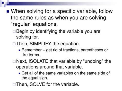 Image result for Variable Solving Rules