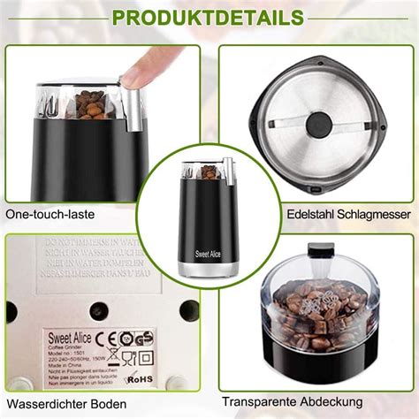 SweetAlice Sweet Alice Coffee Grinder Electric Quiet Coffee India | Ubuy