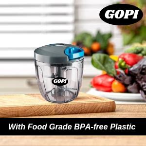Buy GOPI Manual Handy Chopper for Kitchen Use, Onion Chopper, Vegetable ...