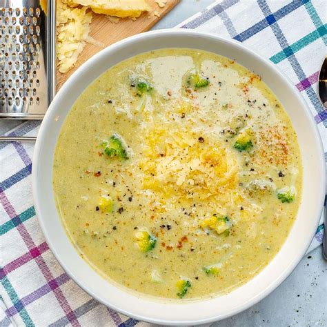 Simple Healthy Broccoli Cheddar Soup | Healthy Fitness Meals